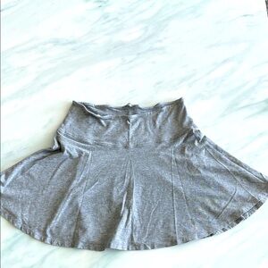 Chic Gray High-Low Women's Skirt